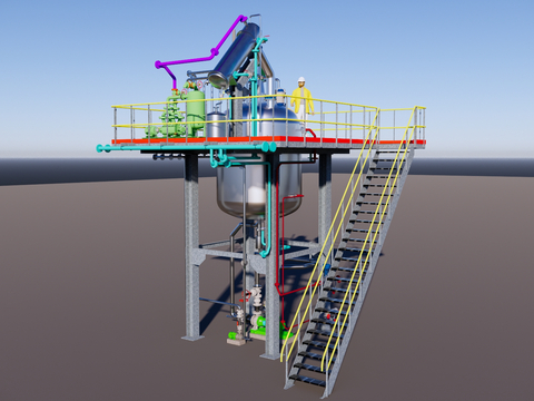 6 cubic meter reduction reactor