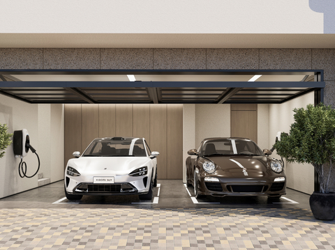 Modern Villa Garage