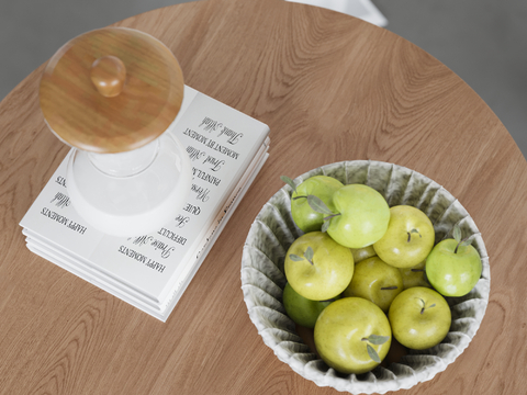 Teapot Books Fruit Plate Green Apple