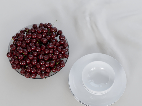 Fruit fruit plate cherries