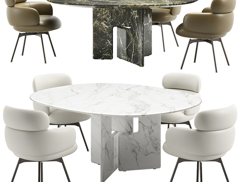 Minotti Dining Table and Chair