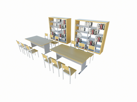 Modern School Reading Table Desk