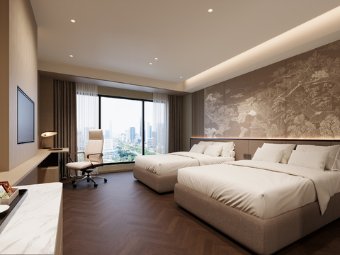 New Chinese Hotel Rooms