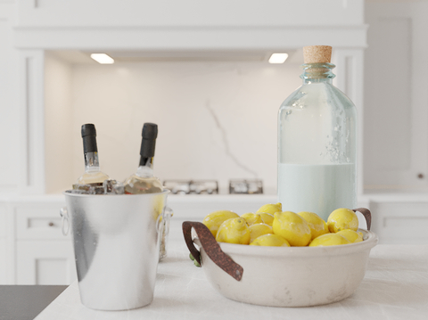 Ice Bucket Wine Fruit Basket Drinks