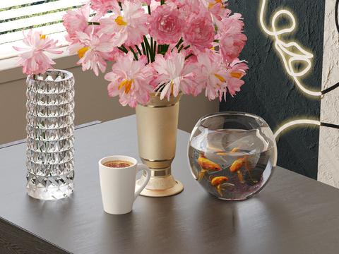 Decorations Desktop Ornaments Vase Fish Tank