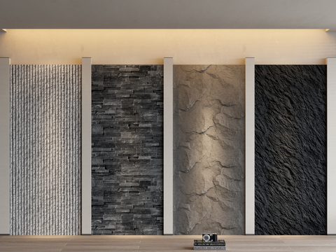 Mao Shi wall stone wall texture wall molten rock