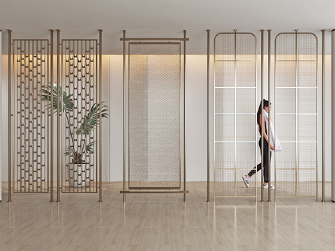 Affordable Luxury Style Partition Hollow Partition Metal Partition