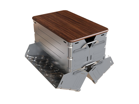 Outdoor storage box folding box