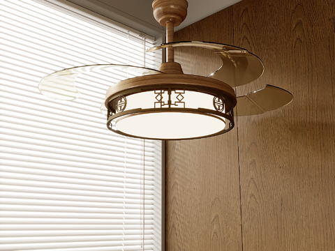 New Chinese fan lamp ceiling fan lamp