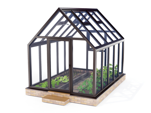 Fruit garden glass shed sunshine room