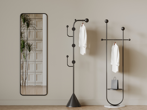 Modern hanger hanger mirror