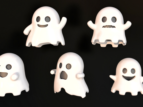 Cute ghost pendant decoration