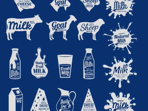 Cow Silhouette Pure Milk Icon