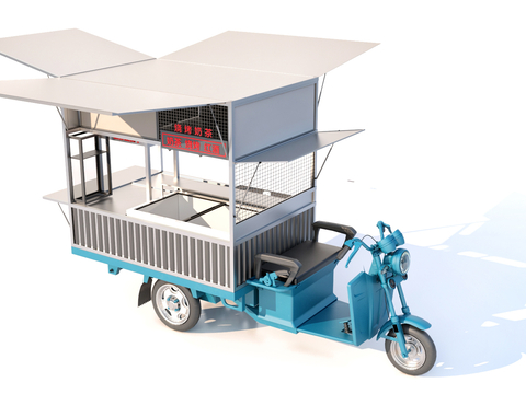 Tricycle Sale Car Mobile Milk Tea Stall