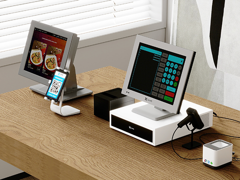 Modern cash register scanner