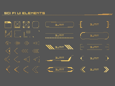 Board Elements Technology Border Wall Decorations