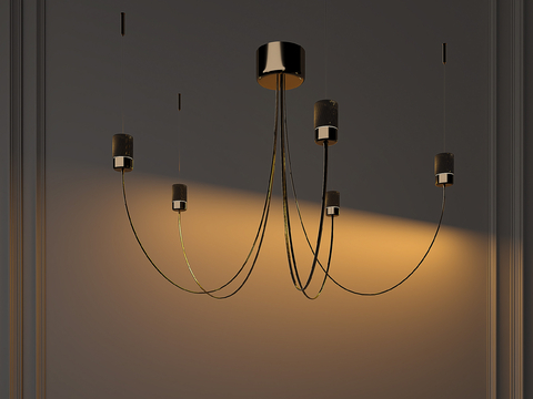 American minimalist chandelier