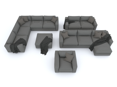 Modern Multiplayer Sofa Corner Sofa