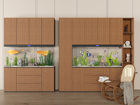 Middle style fish tank