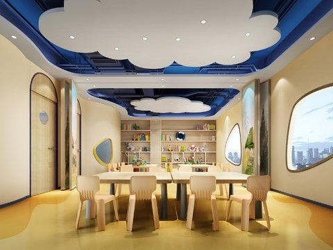 Kindergarten activity room