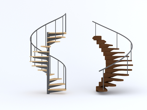 modern revolving staircase