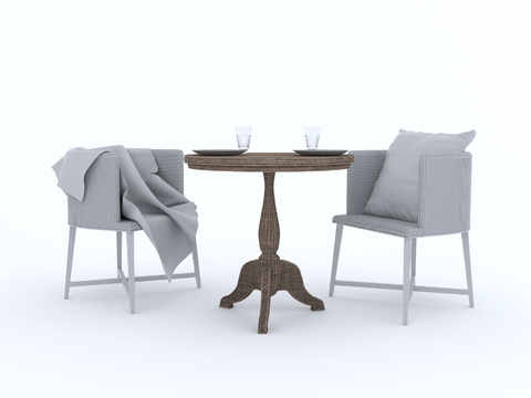 Modern Outdoor Table and Chair Coffee Table and Chair