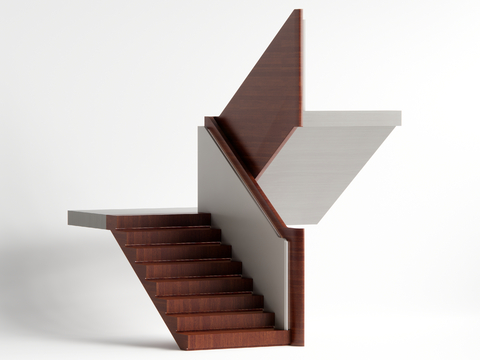 Middle Style Corner Stairs