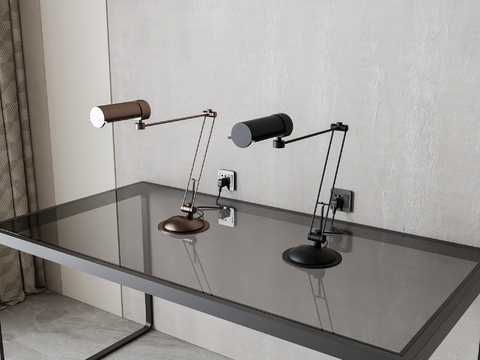 Modern metal table lamp