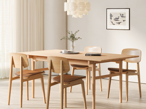 Nordic Dining Table and Chair