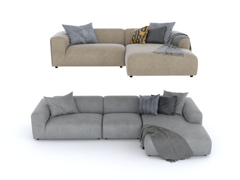 Multi-person sofa Corner sofa