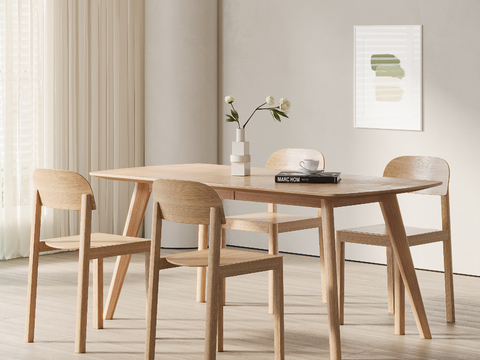 Nordic Dining Table and Chair