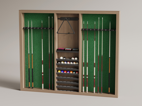 Billiard Cue Billiard Storage Cabinet Ball Equipment