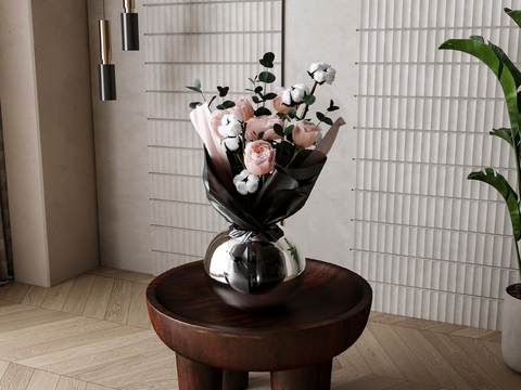 Modern Vase Flower Art