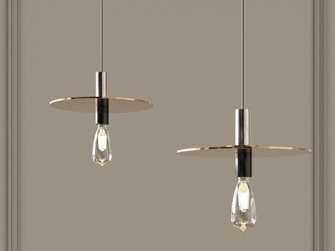 Modern glass chandelier