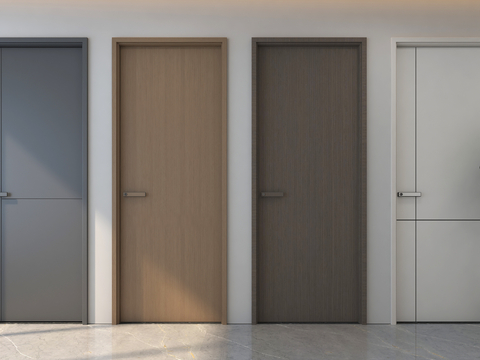 Modern single door bedroom door door