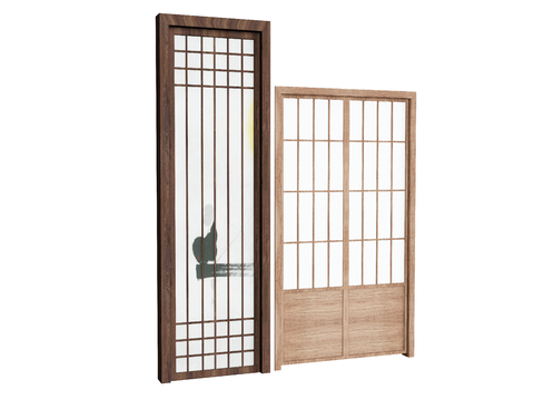 Folding door single door wooden door and paper door