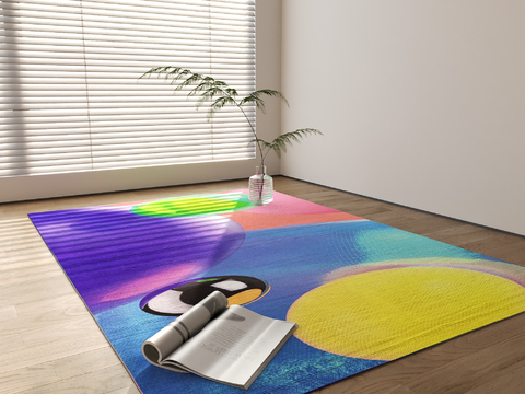 modern square carpet