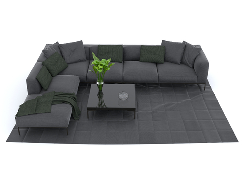 Multi-person sofa Corner sofa