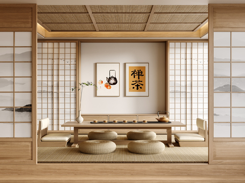 Japanese Tatami Tea Room