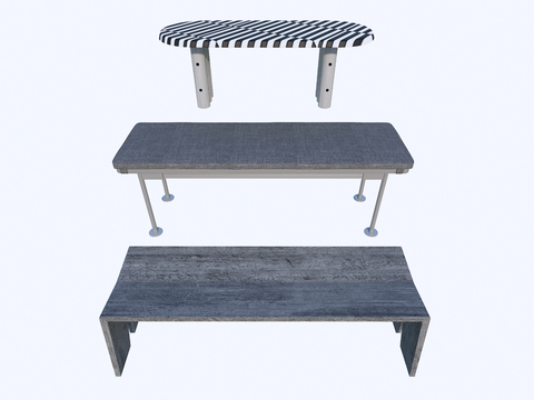 Modern Bench Footstool