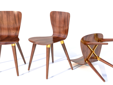 modern chair wooden stool