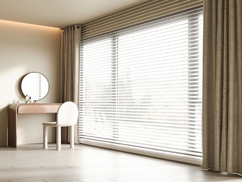 modern curtain venetian blinds