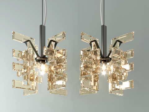 Modern crystal chandelier