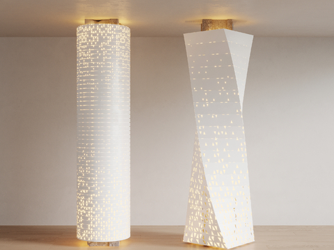 Modern styling decorative column luminous column