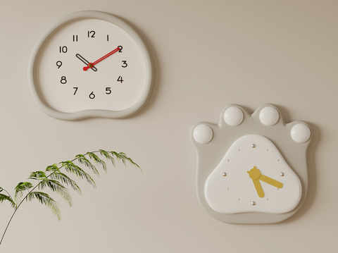 Cream Style clock wall clock wall watch