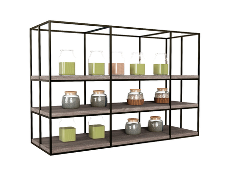 Storage Rack Board Rack Seasoning Jar Glass Jar