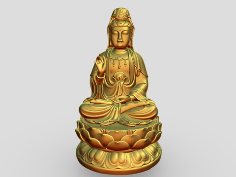 Chinese Buddha Decoration Guanyin Bodhisattva Sculpture Buddhism