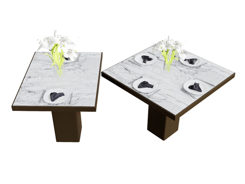 Marble Dining Table Western Dining Table