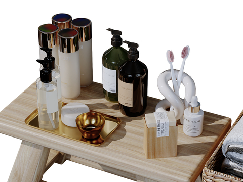 Modern Bathroom Ornaments Toiletries Cosmetics Toiletries