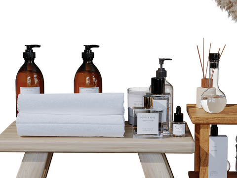 Modern Bathroom Ornaments Toiletries Cosmetics Toiletries